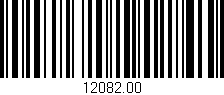 Código de barras (EAN, GTIN, SKU, ISBN): '12082.00'
