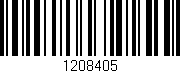 Código de barras (EAN, GTIN, SKU, ISBN): '1208405'