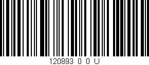 Código de barras (EAN, GTIN, SKU, ISBN): '120893_0_0_U'
