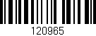 Código de barras (EAN, GTIN, SKU, ISBN): '120965'