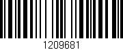 Código de barras (EAN, GTIN, SKU, ISBN): '1209681'