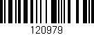 Código de barras (EAN, GTIN, SKU, ISBN): '120979'