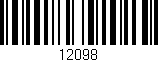 Código de barras (EAN, GTIN, SKU, ISBN): '12098'