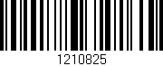 Código de barras (EAN, GTIN, SKU, ISBN): '1210825'