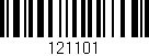 Código de barras (EAN, GTIN, SKU, ISBN): '121101'
