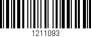 Código de barras (EAN, GTIN, SKU, ISBN): '1211093'
