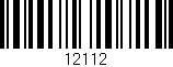 Código de barras (EAN, GTIN, SKU, ISBN): '12112'