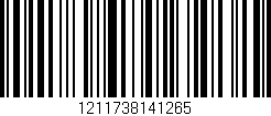 Código de barras (EAN, GTIN, SKU, ISBN): '1211738141265'