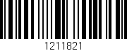 Código de barras (EAN, GTIN, SKU, ISBN): '1211821'