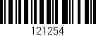 Código de barras (EAN, GTIN, SKU, ISBN): '121254'