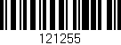 Código de barras (EAN, GTIN, SKU, ISBN): '121255'