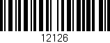 Código de barras (EAN, GTIN, SKU, ISBN): '12126'