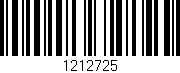 Código de barras (EAN, GTIN, SKU, ISBN): '1212725'