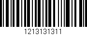 Código de barras (EAN, GTIN, SKU, ISBN): '1213131311'