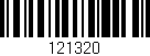 Código de barras (EAN, GTIN, SKU, ISBN): '121320'