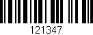 Código de barras (EAN, GTIN, SKU, ISBN): '121347'
