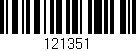 Código de barras (EAN, GTIN, SKU, ISBN): '121351'