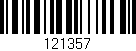 Código de barras (EAN, GTIN, SKU, ISBN): '121357'