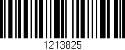 Código de barras (EAN, GTIN, SKU, ISBN): '1213825'