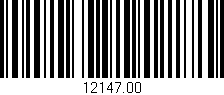 Código de barras (EAN, GTIN, SKU, ISBN): '12147.00'