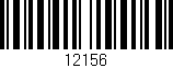 Código de barras (EAN, GTIN, SKU, ISBN): '12156'