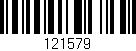 Código de barras (EAN, GTIN, SKU, ISBN): '121579'