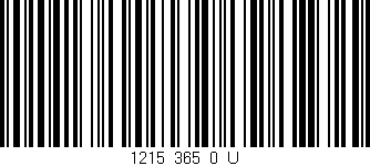 Código de barras (EAN, GTIN, SKU, ISBN): '1215_365_0_U'