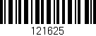 Código de barras (EAN, GTIN, SKU, ISBN): '121625'