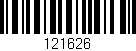 Código de barras (EAN, GTIN, SKU, ISBN): '121626'