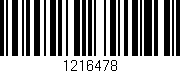 Código de barras (EAN, GTIN, SKU, ISBN): '1216478'