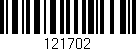 Código de barras (EAN, GTIN, SKU, ISBN): '121702'