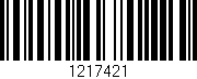 Código de barras (EAN, GTIN, SKU, ISBN): '1217421'