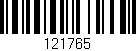 Código de barras (EAN, GTIN, SKU, ISBN): '121765'