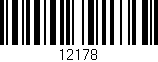 Código de barras (EAN, GTIN, SKU, ISBN): '12178'