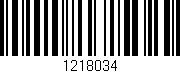 Código de barras (EAN, GTIN, SKU, ISBN): '1218034'