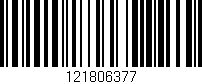 Código de barras (EAN, GTIN, SKU, ISBN): '121806377'