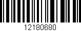 Código de barras (EAN, GTIN, SKU, ISBN): '12180680'