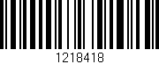 Código de barras (EAN, GTIN, SKU, ISBN): '1218418'