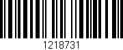 Código de barras (EAN, GTIN, SKU, ISBN): '1218731'