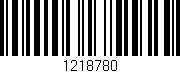 Código de barras (EAN, GTIN, SKU, ISBN): '1218780'