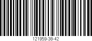 Código de barras (EAN, GTIN, SKU, ISBN): '121959-38-42'