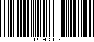 Código de barras (EAN, GTIN, SKU, ISBN): '121959-38-46'