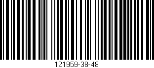 Código de barras (EAN, GTIN, SKU, ISBN): '121959-38-48'