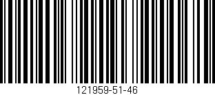 Código de barras (EAN, GTIN, SKU, ISBN): '121959-51-46'