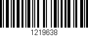 Código de barras (EAN, GTIN, SKU, ISBN): '1219638'