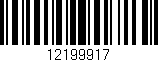 Código de barras (EAN, GTIN, SKU, ISBN): '12199917'