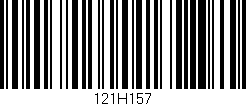 Código de barras (EAN, GTIN, SKU, ISBN): '121H157'