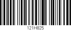 Código de barras (EAN, GTIN, SKU, ISBN): '121H825'
