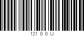 Código de barras (EAN, GTIN, SKU, ISBN): '121_0_0_U'