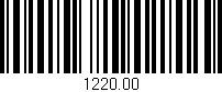 Código de barras (EAN, GTIN, SKU, ISBN): '1220.00'
